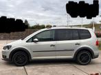 Volkswagen Touran 1.4 TSI 103KW Dsg7 Cross 2013 Grijs, Auto's, Stof, Zwart, 4 cilinders, Zilver of Grijs