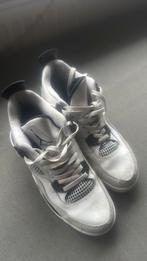 Nike Air Jordan 4, Ophalen of Verzenden, Gedragen, Wit, Sportschoenen