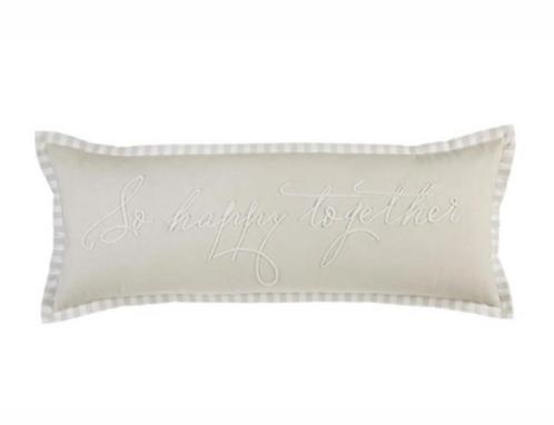 Rivièra Maison So Happy Together, Huis en Inrichting, Woonaccessoires | Kussens, Zo goed als nieuw, Vierkant, Ophalen of Verzenden