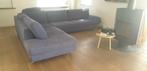 Spijkerblauwe Hoekbank - 3x2.30m - Goede Staat, Huis en Inrichting, Banken | Bankstellen, Ophalen, Hoekbank, 300 cm of meer, Vierpersoons of meer