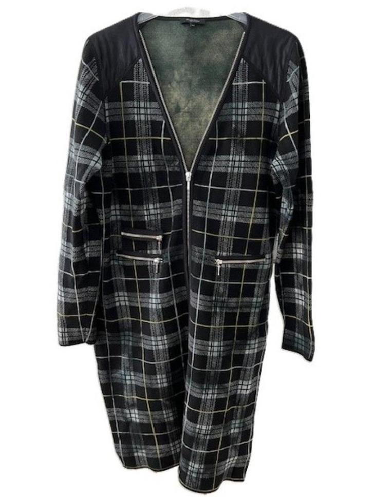 CLAUDIA STRATER lange (vest) jas jurk zwart Tartan maat 44, Kleding | Dames, Jasjes, Kostuums en Pakken, Zo goed als nieuw, Jasje