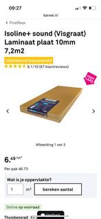 3 pakken ondervloerplaten laminaat Isoline+ sound, Ophalen, 30 cm of meer, 50 tot 150 cm, Overige typen