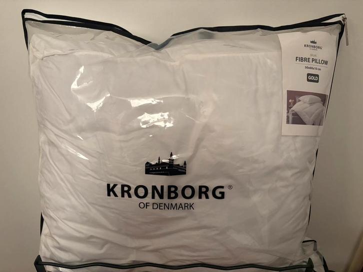 Synthetisch kussen 50x60x10 / nieuw, Huis en Inrichting, Slaapkamer | Beddengoed, Nieuw, Kussen, Eenpersoons, Wit, Ophalen of Verzenden