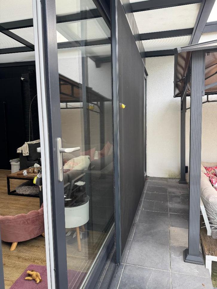 Schuifraam , schuifdeur, Doe-het-zelf en Verbouw, Kozijnen en Schuifpuien, Zo goed als nieuw, Schuifpui, Kunststof, 225 cm of meer