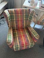 Fauteuil geruit, Ophalen, Gebruikt, 75 tot 100 cm, Stof