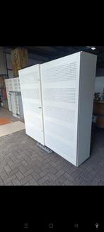 Akoestische metalen schuifdeurkasten , garagekasten, Huis en Inrichting, Kasten | Roldeurkasten en Archiefkasten, Ophalen, Gebruikt