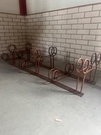 Vintage metalen fietsenrek – retro industrieel mcm, C, C, Ophalen of Verzenden, Zo goed als nieuw