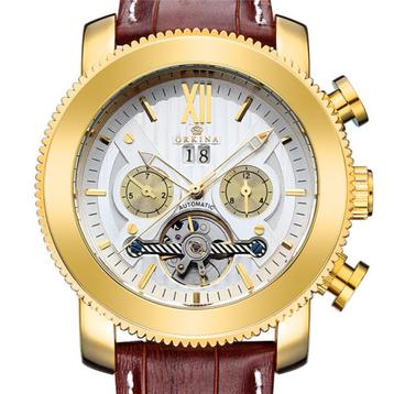 1 Gouden MG. ORKINA automatic Tourbillon automaat Horloge!! beschikbaar voor biedingen