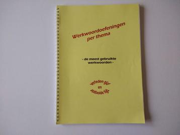 nt2 werkwoordoefeningen per thema beschikbaar voor biedingen