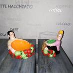 Suske en Wiske 2 glashouders Jerom en tante Sidonia -, Ophalen, Suske en Wiske, Gebruikt, Gebruiksvoorwerp