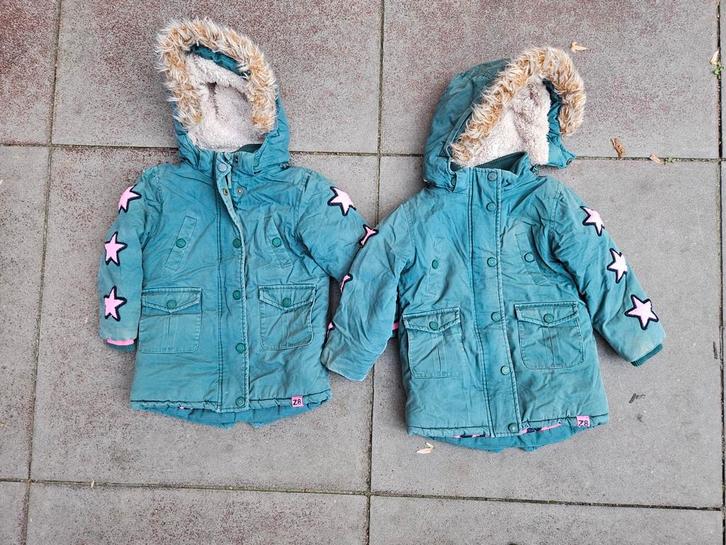 Tweeling Winterjassen Maat 92/98, Kinderen en Baby's, Tweelingen en Meerlingen, Gebruikt, Kleding, Ophalen of Verzenden