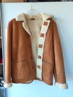 Schott nyc lammy coat, Ophalen of Verzenden, Zo goed als nieuw, Bruin