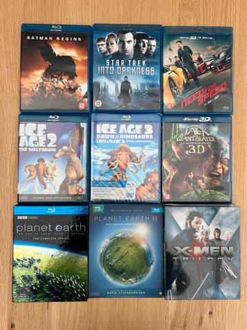 Diverse blurays te koop beschikbaar voor biedingen