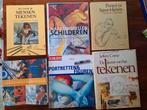 tekenen en schilderen studieboeken, prijs per titel, Gelezen, Ophalen of Verzenden, Tekenen en Schilderen