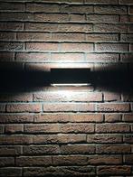 Moderne Buitenlamp Wand dubbel verlicht muur antraciet zwart, Ophalen of Verzenden, Zo goed als nieuw, Metaal, Modern