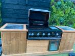 Luxe Buitenkeuken met Boretti BBQ Ibrido, Ophalen of Verzenden, Gebruikt, Gas, Vrijstaand