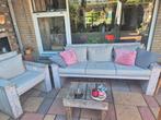 tuinbank en stoel, Tuin en Terras, Ophalen of Verzenden, Gebruikt, Hout, Stoel