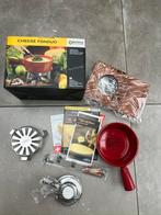 BOSKA NIEUW ROOD PORSELEIN KAASFONDUE KAAS FONDUE SET PAN, Ophalen of Verzenden, Nieuw