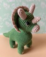 Hand gehaakte knuffel Dino / Dinosaurus, Ophalen of Verzenden, Nieuw, Haken, Overige typen