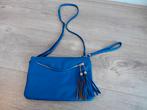 Jaren 80 stijl, blauwe crossbody handtas, Ophalen of Verzenden, Zo goed als nieuw, Blauw, Handtas