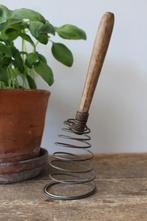 Oude Franse brocante spiraalklopper Nr.1 *Pronck & Praal*, Ophalen of Verzenden