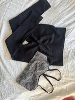 Sportsetje - Legging & Sporttop, Maat 38/40 (M), Zwart, Ophalen of Verzenden, Fitness of Aerobics