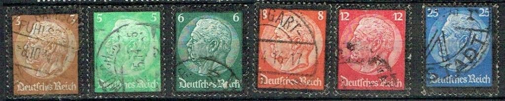 Duitse Rijk 1943 Paul von Hindenburg Herdenking, Verzenden, Gestempeld, Koningshuis