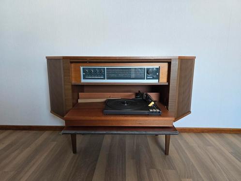 Vintage Philips Platenspeler met Radio, Antiek en Kunst, Antiek | Tv's en Audio, Ophalen