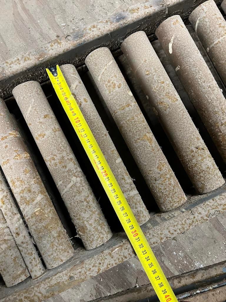 Rollerbaan transportband rollen, Ophalen