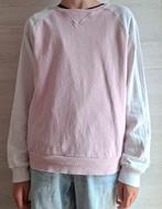 Roze sweater met witte mouwen – H&M – maat 146/152 trui, Meisje, Trui of Vest, H&M, Ophalen of Verzenden
