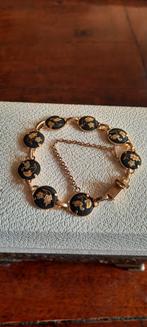 Antieke  armband, Damascener Toledo goud, Amita., Ophalen of Verzenden, Goud, Armband
