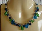 Vintage ketting met glaskralen., Ophalen of Verzenden, Zo goed als nieuw, Overige kleuren, Overige materialen