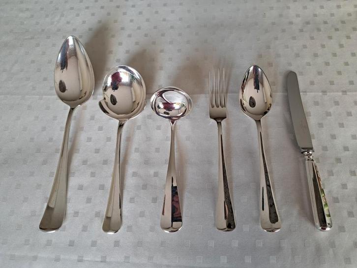 Keltum verzilverd model Haags Lofje 200., Huis en Inrichting, Keuken | Bestek, Zo goed als nieuw, Zilver, Ophalen of Verzenden