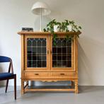 - Vintage buffetkast, vitrinekast •Henning Kjaernulf• -, Gebruikt, 100 tot 150 cm, ., Ophalen of Verzenden