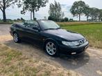 Saab 9-3 AERO Cabrio 205PK  Blauw metallic 173000km!, Voorwielaandrijving, 74 €/maand, Zwart, 4 cilinders