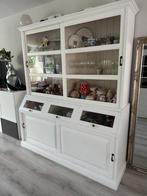 Vintage witte buffetkast, Huis en Inrichting, Kasten | Buffetkasten, Ophalen, Gebruikt, 200 cm of meer, 150 tot 200 cm