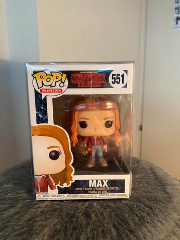 Stranger Things funko pop Max 551 + boxprotector beschikbaar voor biedingen