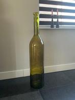 Vaas , grote fles vaas , groen, Huis en Inrichting, Woonaccessoires | Vazen, Ophalen, 75 cm of meer, Groen, Glas