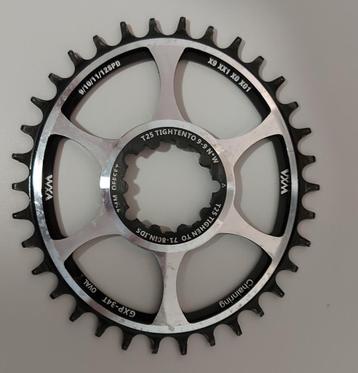 Voorblad 1x11/12 ovaal 34T Sram DM passing 3 bouts beschikbaar voor biedingen