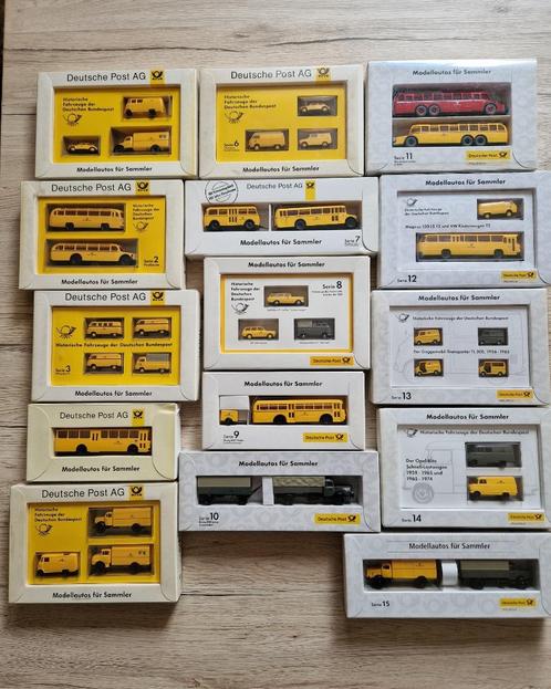 15 x Deutsche Post Series van Brekina, Hobby en Vrije tijd, Modelauto's | 1:87, Nieuw, Bus of Vrachtwagen, Brekina, Ophalen of Verzenden