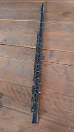 Oude dwarsfluit, Muziek en Instrumenten, Ophalen of Verzenden, Gebruikt, Dwarsfluit, Met koffer of tas