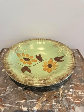 Elsterwerda duitse fruitschaal 26 cm plateel met bloemen beschikbaar voor biedingen