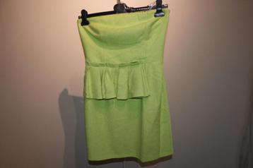 Moschino CheapandChic appel groene strepless jurk Nieuw 40 beschikbaar voor biedingen