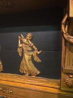 Antieke empire stijl spiegel Frankrijk, Antiek en Kunst, Ophalen, Rechthoekig