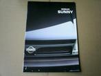 Nissan Sunny 12 / 1990 30 pag., Boeken, Auto's | Folders en Tijdschriften, Verzenden, Zo goed als nieuw, Nissan