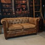 Rodeo Ralph Lauren Chesterfield Cognac 2-zits Bank, Ophalen of Verzenden