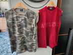 Twee Nette Mouwloze T-shirts voor Mannen, Ophalen of Verzenden, Zo goed als nieuw, Maat 52/54 (L), Overige kleuren