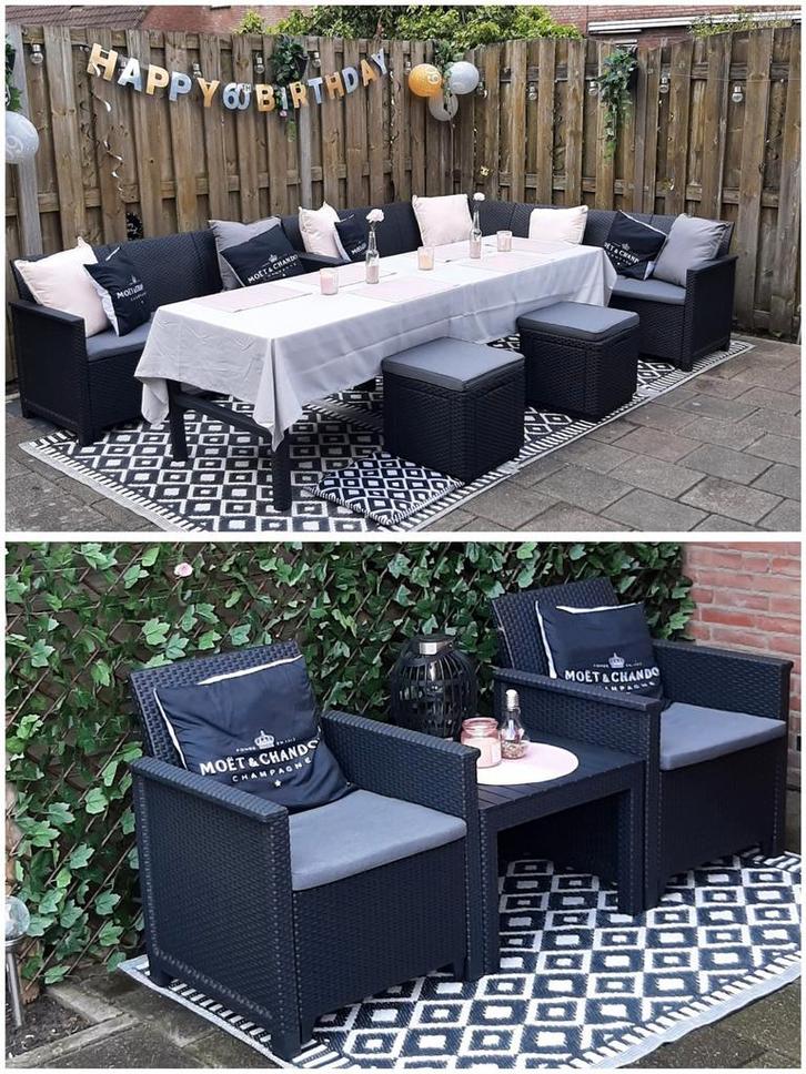 Mooie lounge sets - los of alles bij elkaar voor 550eu, Tuin en Terras, Tuinsets en Loungesets, Zo goed als nieuw, Kunststof, Hocker