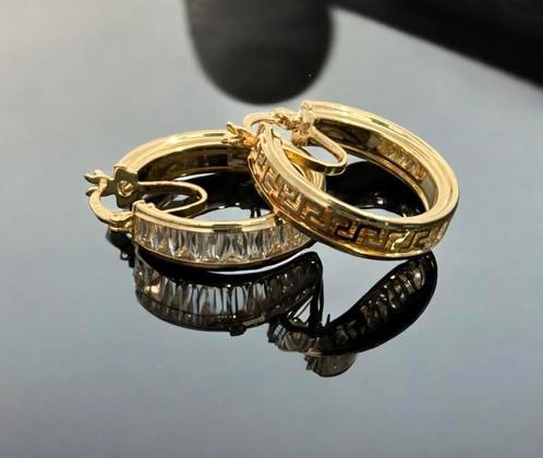 Prachtige Gouden Oorbellen - 14 karaat, Sieraden, Tassen en Uiterlijk, Oorbellen, Ophalen of Verzenden