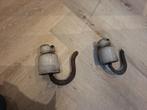 2 antieke keramische stroomisolatoren – authentieke gevel, Antiek en Kunst, Ophalen